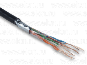 FTP-P-5е 4х2х24 AWG Eltros  cca (в п/э) внешний
